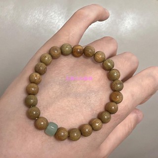 [美麗] 綠檀木佛珠手串女生簡約佛珠木質香手鍊情侶檀香手串男民族風閨蜜