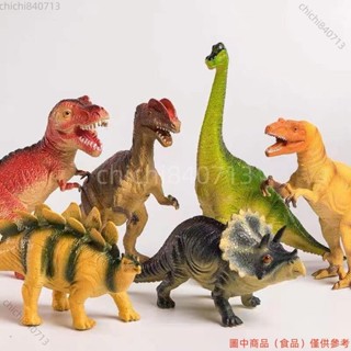 【廠商直銷】模擬恐龍玩具軟膠兒童套裝動物霸王龍大號可發聲侏羅紀男孩禮物ll812