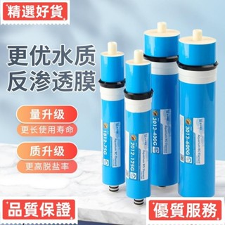 【臺灣出貨】家用濾水器淨水器RO膜反滲透純水機濾芯75G200G300G400G廚房直飲機過濾