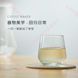 新竹出貨♕高硼矽高透玻璃杯 ins咖啡杯杯 咖啡品鑑杯 簡約水杯 下午茶杯 家用店用玻璃杯 極簡風