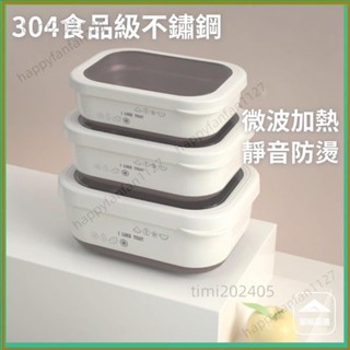 🌹 便當盒 304食品級不鏽鋼便當飯盒 保鮮盒 可微波爐加熱上班族便當盒 冰箱冷藏冷凍保鮮盒 防滑防漏防燙便當盒