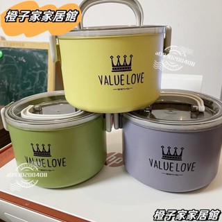 ✨臺灣出貨✨不鏽鋼飯盒 便攜手提圓形便當盒 學生午餐盒 環保便當盒 保溫盒 日式飯盒 湯碗 保溫桶 打包餐盒 上班族專用