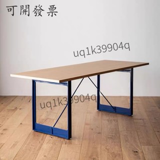 【爆款熱賣 免稅】日式簡約長方餐桌設計師家用書桌寫字臺原木風老闆辦公桌工作臺 ZP1A