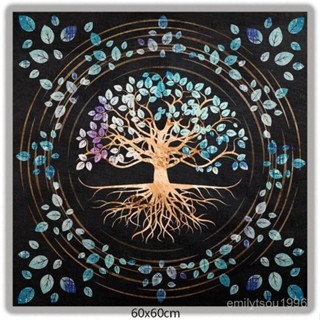 💫新品優選💫塔羅牌桌布生命之樹tarot cloth墊子 tree otarot cloth