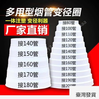 桃園發貨❤油煙機變徑圈 風管轉化接頭煙管變徑器大小頭80-200隨意剪小接頭變徑口油煙管大小管道抽徑煙機變徑變徑圈排風管