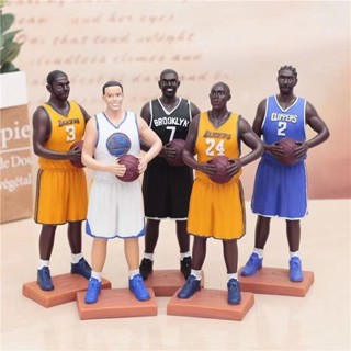 NBA球星科比詹姆斯庫裡手辦人偶模型擺件 創意實用的生日禮物男生--美美優選百貨