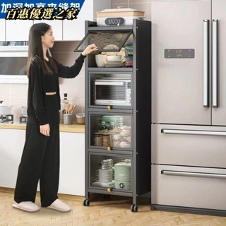 🔴百惠優選之家🔴廚房收納 置物架 微波爐收納架 餐具 落地 置物櫃 儲物櫃 多功能 微波 爐鍋 烤箱 櫥櫃 收納架