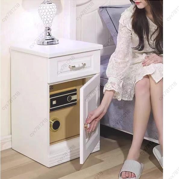 AIOE精選#家用床頭保險箱隱形入墻小型大型保險箱電子密碼指紋床頭櫃式保險櫃