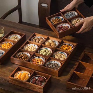 九宮格果盤 水果零食盤 家用糖果堅果瓜子拚盤 點心託盤 零食點心分格盤 堅果盤 幹果盤 點心盤 零食盤 零食分格盤 託盤