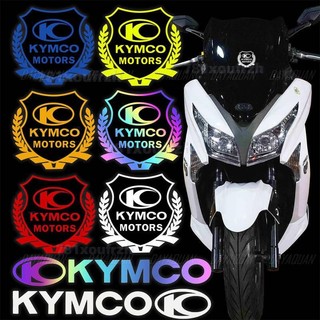 【光陽貼紙】 適用於光陽摩托車裝飾貼紙 KYMCO反光車貼 踏板車改裝 防水 電動車貼 車身貼 光陽機車貼紙 ECcS