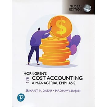 [華通書坊]Horngren’s Cost Accounting A Managerial Emphasis (Global Edition) 17/E Datar 9781292363073