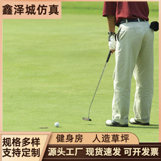 【新品推薦】門球場高爾夫球場草坪模擬草坪人造果嶺草幼兒園塑膠戶外草皮地毯