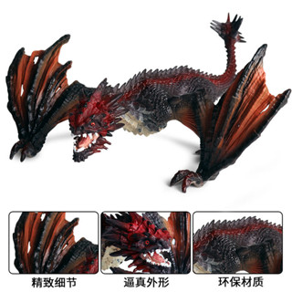 🥂模擬動物🥂模擬恐龍模型遠古神話動物模型戰龍獸魔獸龍飛天龍兒童恐龍玩具