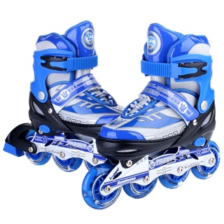 捷豹 溜冰鞋 男童 輪滑鞋 小孩 旱冰鞋 兒童 男女 初學者 滑冰鞋 可調大小