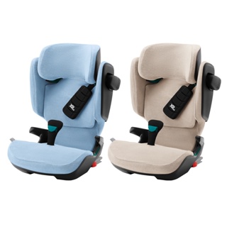 Britax Römer Kidfix i-Size 成長型安全座椅夏季布套(天空藍/奶茶色)【甜蜜家族】