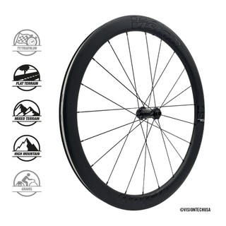 VISION METRON 45/37 SL DISC CLINCHER/TL WHEELSET碳纖維無內胎碟煞輪組
