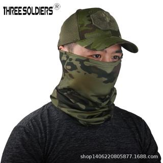 CP迷彩快乾頭巾頭套戰術騎行偽裝戶外防護速乾速乾彈性圍脖面罩