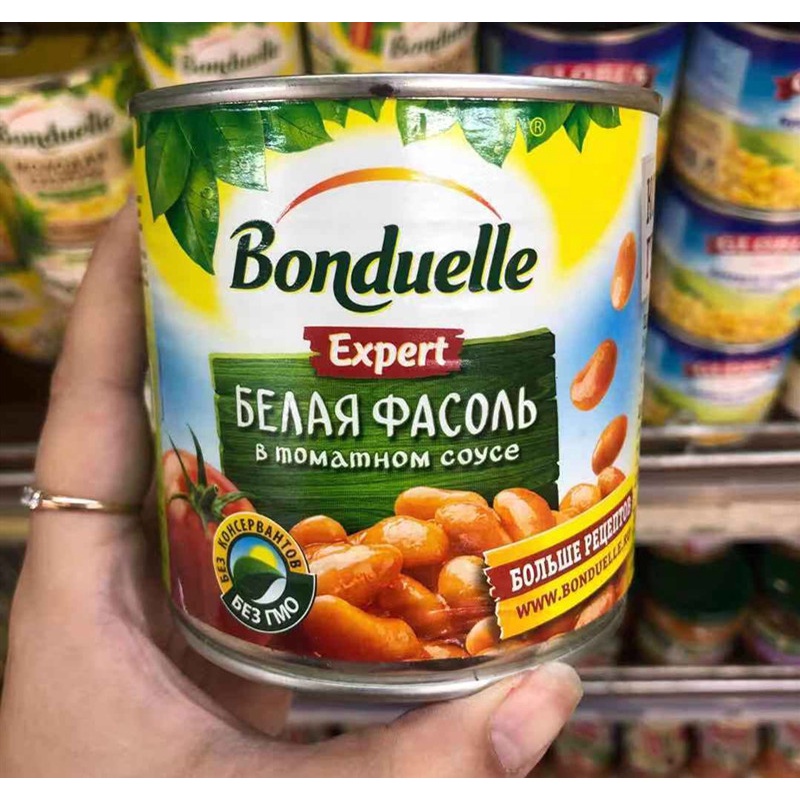 俄羅斯蔬菜番茄汁焗豆罐頭黃豆豆子罐頭即食黃豆罐頭