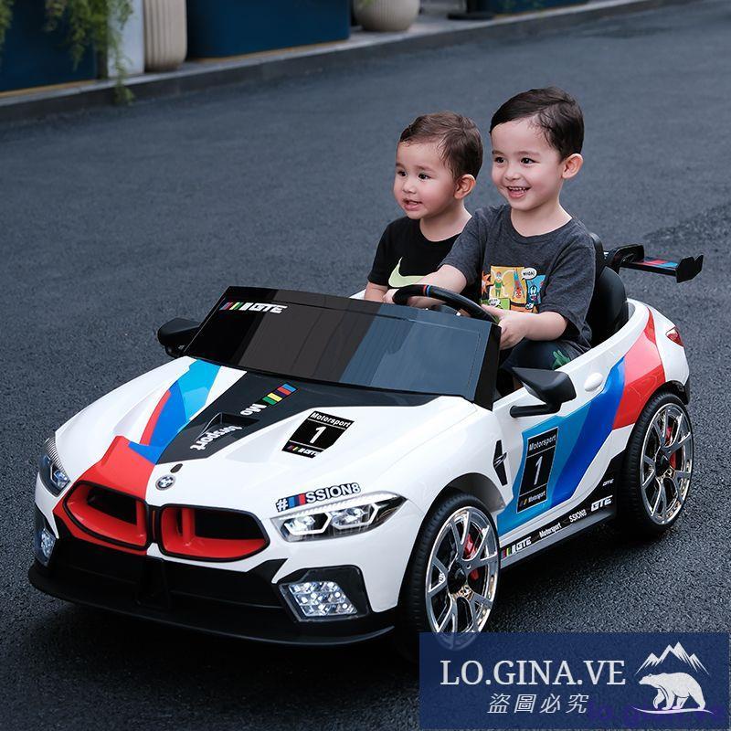 【gina yu】兒童電動汽車四輪男女寶寶雙人車小孩玩具可坐人遙控兒童車可充電
