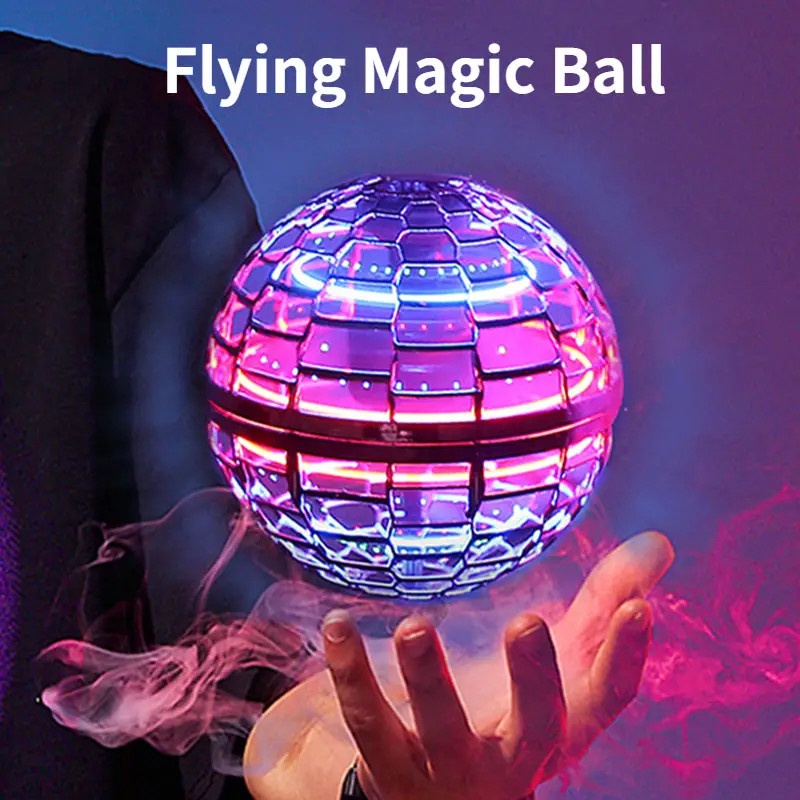 Flying Ball Spinner Magic With LED Lights Drone Hover Ball S