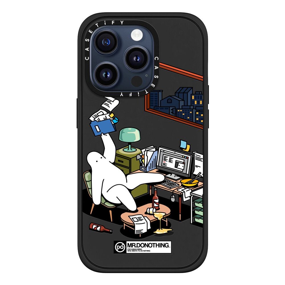 CASETiFY 保護殼 iPhone 15 Pro/15 Pro Max 耍廢先生在家上班 MR.DONOTHING-WORK FROM HOME