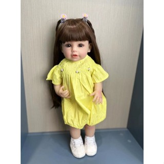 【免運】娃娃/娃娃模擬嬰兒寶寶陪伴玩具全軟膠可洗澡漂亮女孩兒童生日禮物55CM