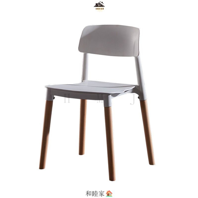 開發票 書桌椅 懶人椅 化妝椅 北歐現代簡約傢用塑料椅 實木餐廳餐椅 纔子椅 成人靠背椅 會議椅子 電競辦公學習學生椅子
