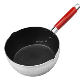 『汐檬』18cm不銹鋼日式雪平鍋 小奶鍋熱湯鍋料理鍋煮面鍋電磁爐可用 無蓋