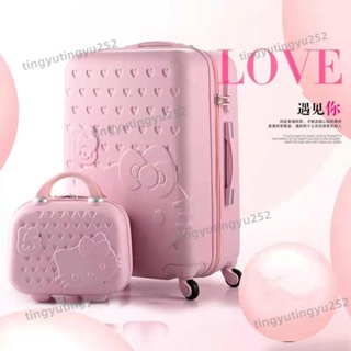 新品特惠Hello Kitty 凱蒂貓 KT 日系行李箱 旅行箱 萬向輪 拉桿箱 密碼箱 行李箱 可愛 拉桿箱923