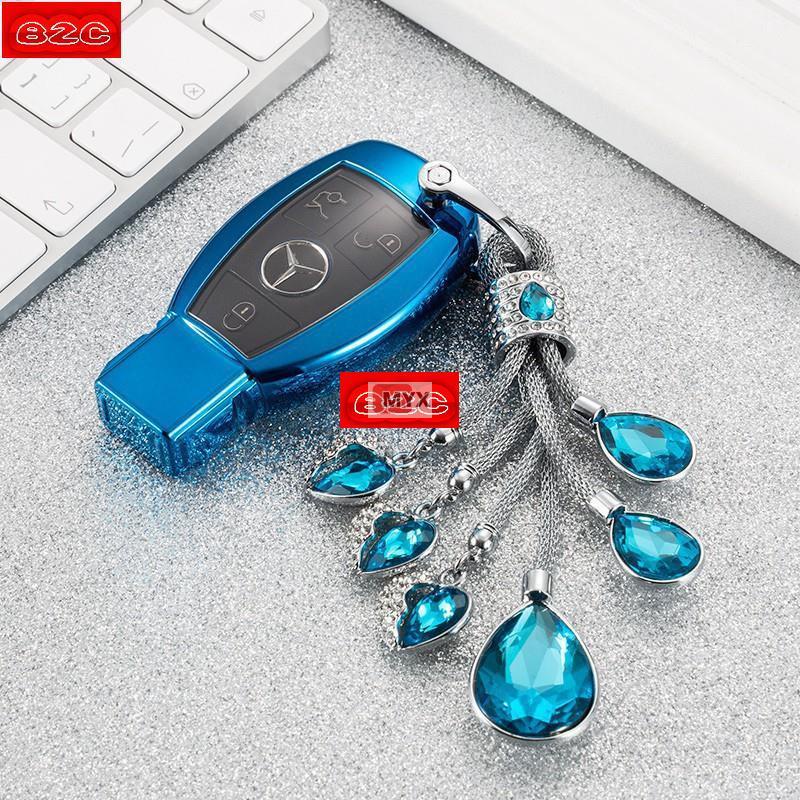 Myx車品適用於賓士 BENZ鑰匙套 GLC300 C300 E250 W176 W212 W205 W204鑰匙包皮
