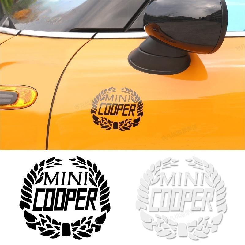 非凡免運☀適用于 迷你mini cooper 車身改裝創意貼紙月桂花個性貼紙裝飾