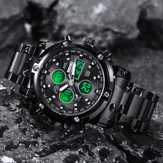 米樂 時刻美 SKMEI 1389 雙顯電子錶 多功能剛帶錶 大錶盤 三眼 男 防水電子錶 SKEMI 大錶 高質量手錶