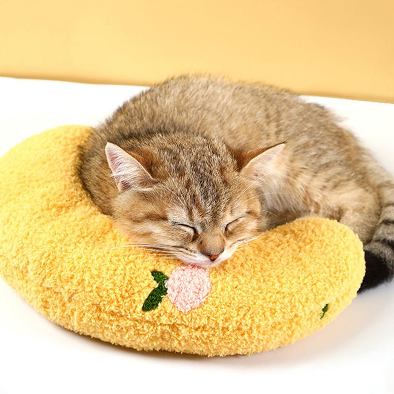 [年底大放送]貓咪枕頭 貓咪睡枕 保護貓咪頸椎深度睡眠呵護可愛柔暖貓咪U型抱枕