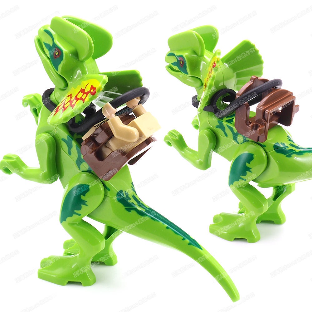 恐龍 人仔 兼容樂高拼裝積木恐龍騎士世界雙棘龍騎模型小顆粒組裝禮物玩具