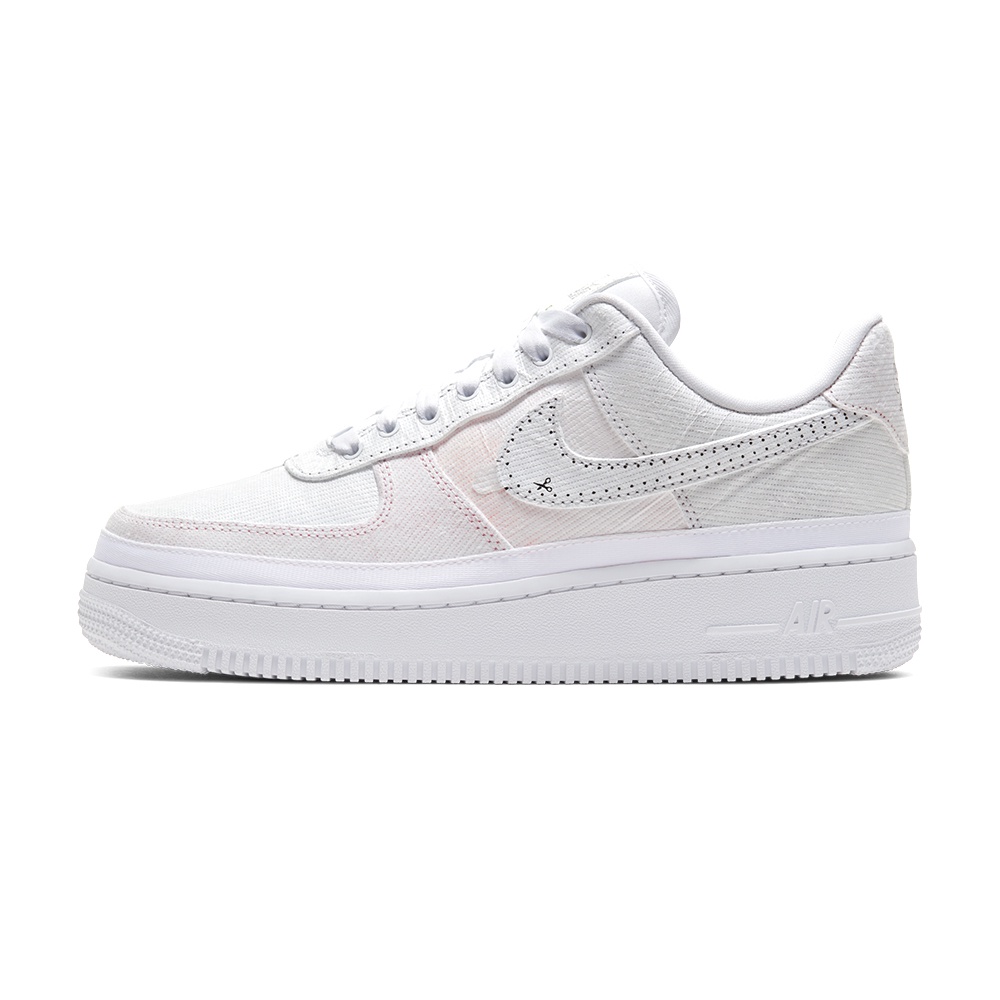 Nike W Air Force 1 07 LX 女 白彩 黑勾 撕撕樂 繽紛 運動 休閒鞋 CJ1650-100