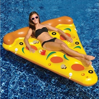 可愛披薩造型泳圈 pizza 超大充氣浮板 泳池趴 天馬 獨角獸 甜甜圈【YF13857】
