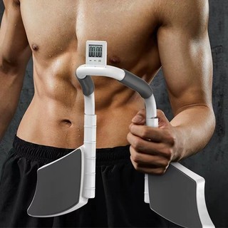 Portable Plank Trainer, Core Trainer with Timer, LCD Display