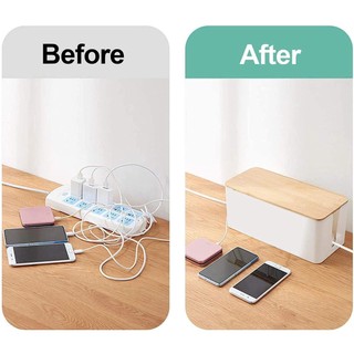 Power Strips Wire Hider Cable Management Box Concealer, Hide