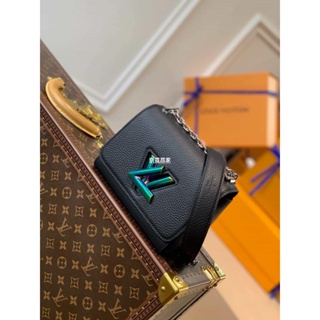 二手Louis Vuitton LV Twist Mini bag 黑色 單肩斜挎包 M58597