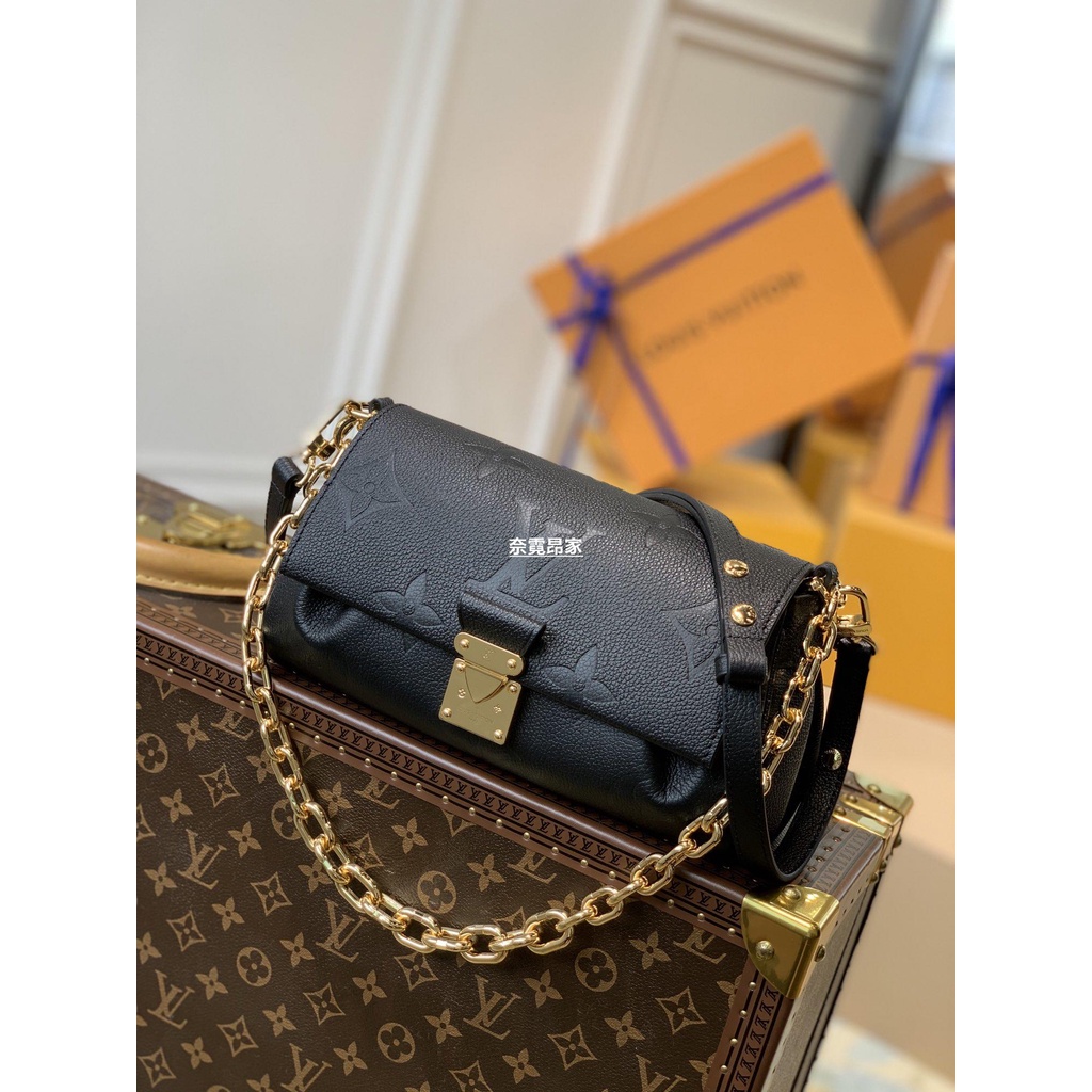 二手Louis Vuitton LV Favorite 簡約黑色 單肩斜挎包M45813