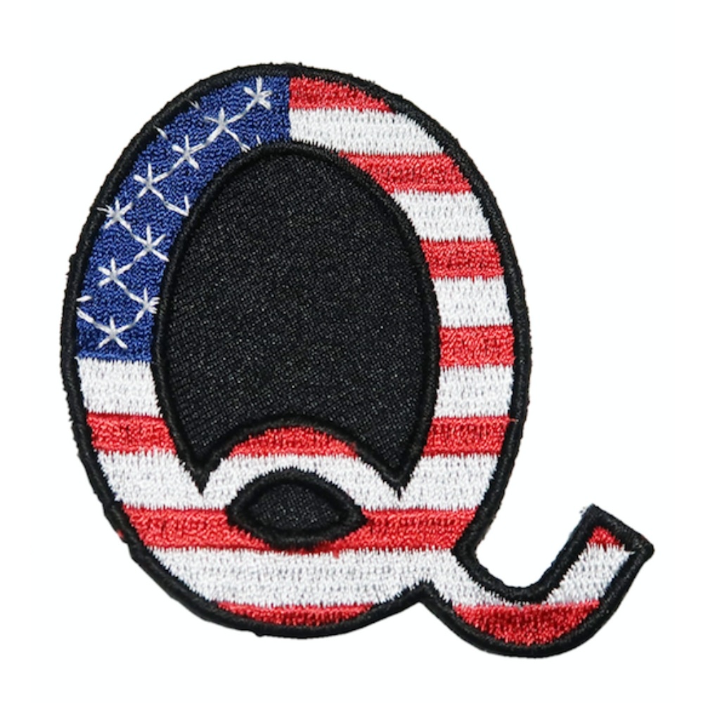 【A-ONE】美國國旗Q 熨斗刺繡背膠補丁 袖標 布標 布貼 補丁 貼布繡 臂章 燙布貼紙