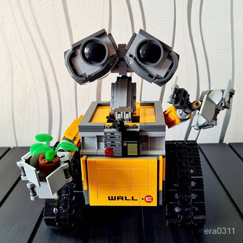 ✨免運✨跨境玩具積木瓦力機器人積木8886兼容樂高益智拚裝積木模型WALL-E HZK3