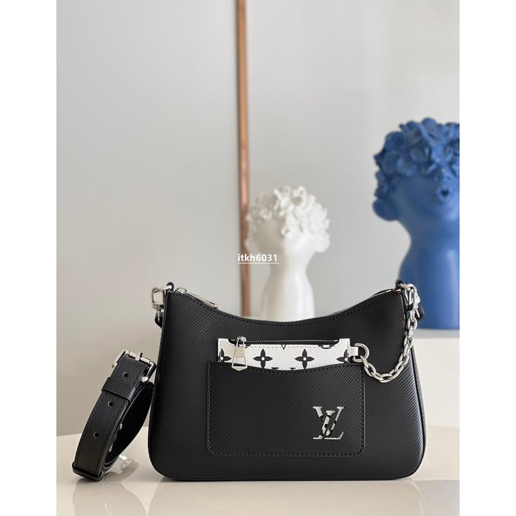 二手Louis Vuitton LV Marelle handbag M80689黑色