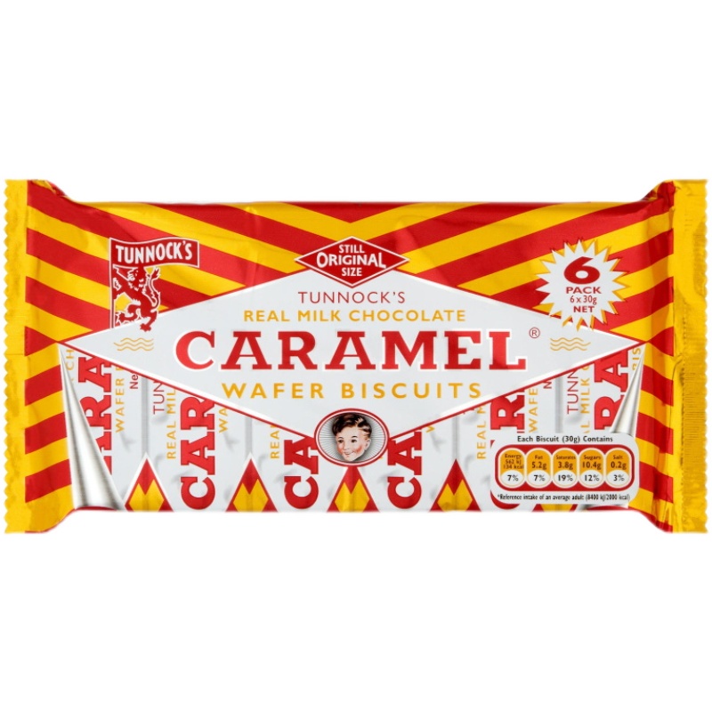 英國Tunnocks Caramel Wafer/Log/Cream焦糖/奶油巧克力華夫餅干