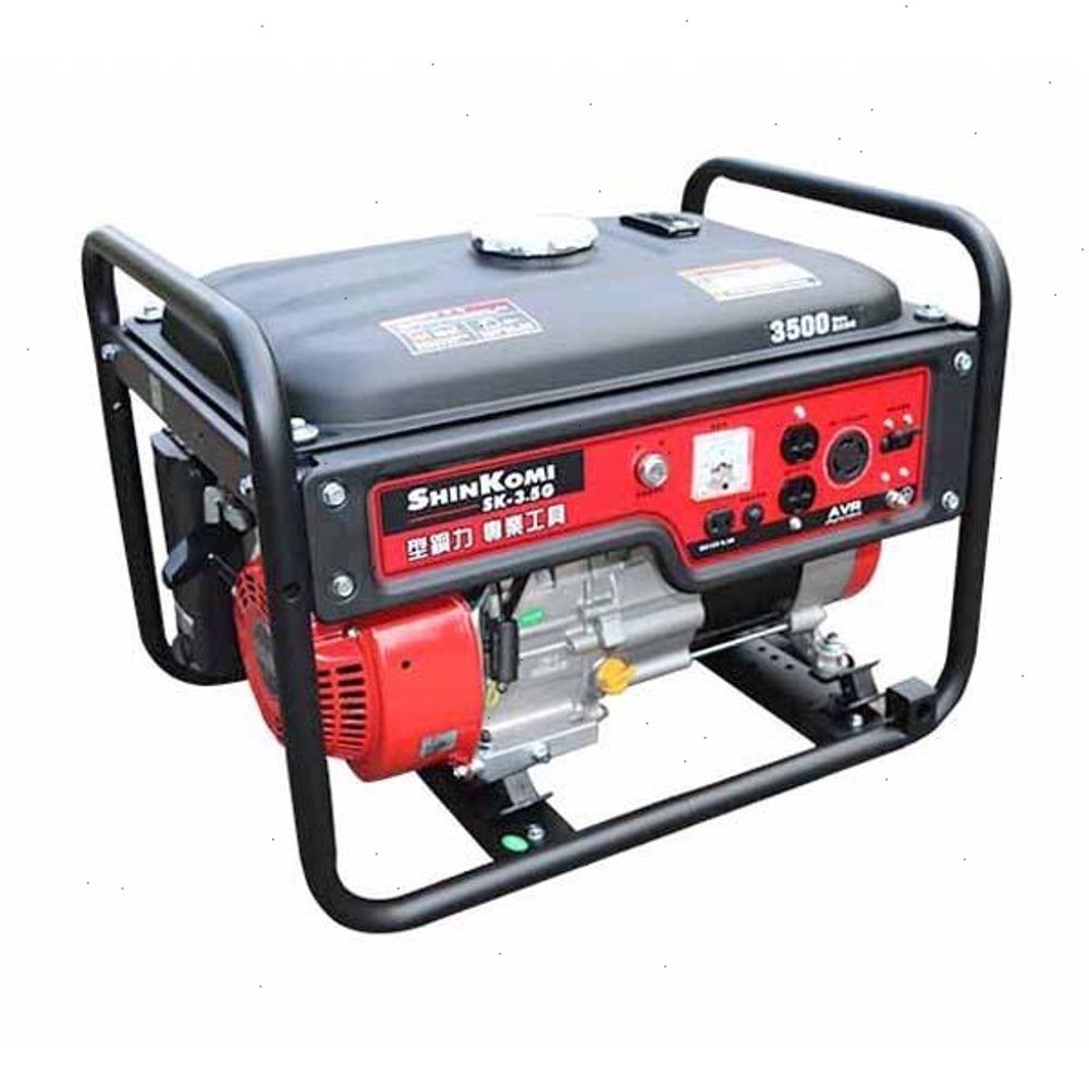 新古美 SHIN KOMI SK-3.5G 7HP 四行程引擎發電機 汽油風冷式單缸208c.c.