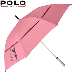 polo新款 高爾夫雨傘 雙層 戶外 防風防雨 golf晴雨傘 橡皮紅 愛尚高爾夫