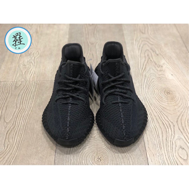 Adidas yeezy boost 350 v2 Black黑魂 反光 黑天使FU9006