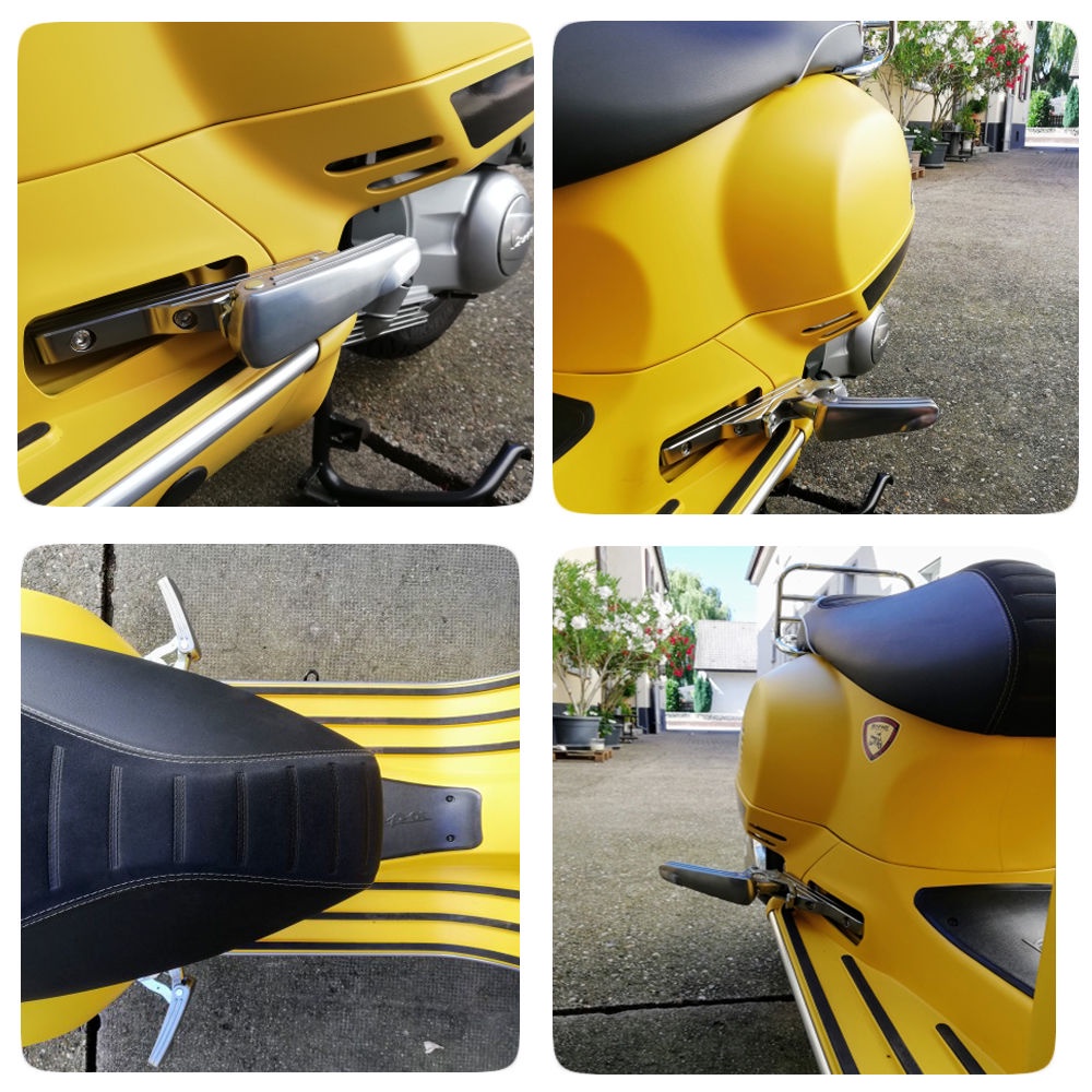 可面交 偉士牌 Vespa GT GTS GTV250 300ie 后腳踏后腳蹬 左右腳踏板