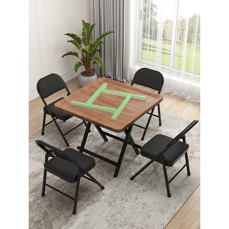 折疊麻將桌可家用正方形手搓棋牌桌子面板簡易兩用型麻將臺麻雀臺 可貨到付款