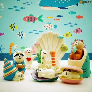 Zakka可愛少女心海洋小動物擺件潮玩魚缸創意造景創意擺飾品